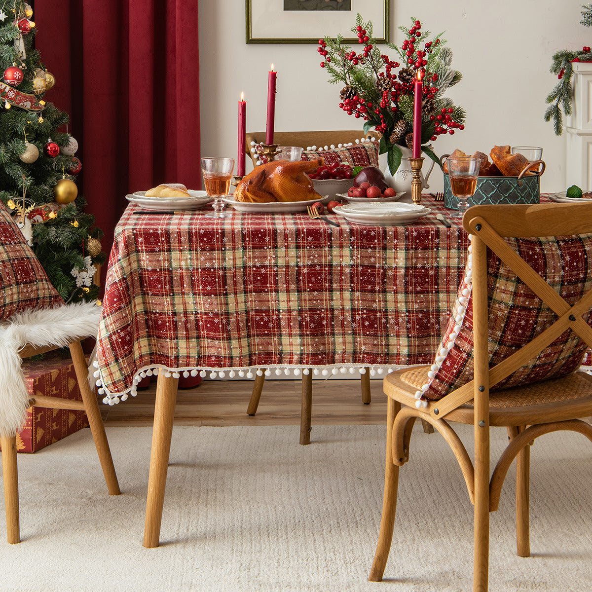 Navidad - mantel navideño - Zhibo