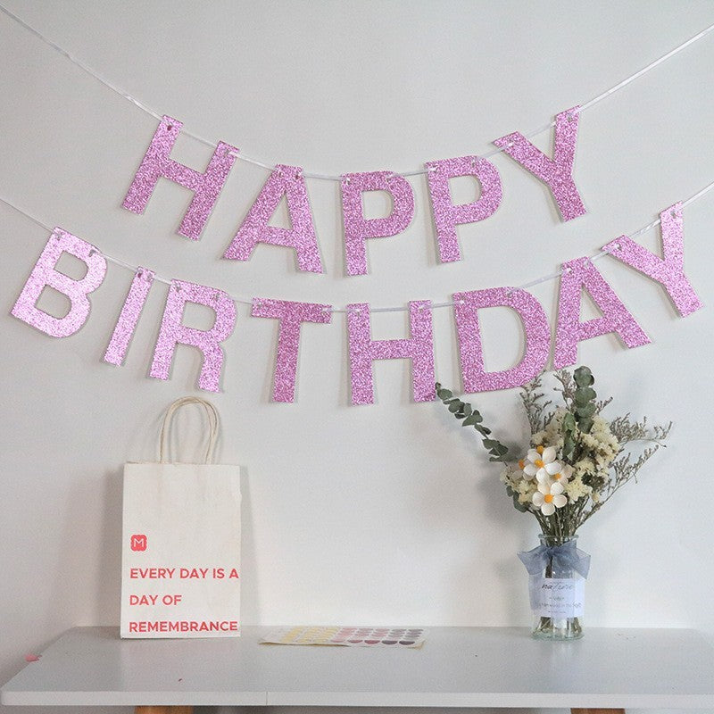 Decoración de pared - Happy Birthday 001 - Zhibo