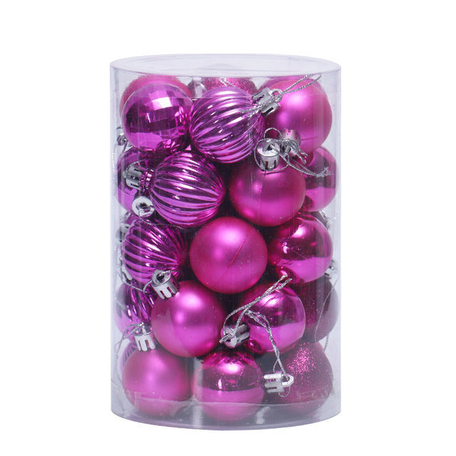 Navidad - Conjunto de 34 bolas de Navidad - Zhibo