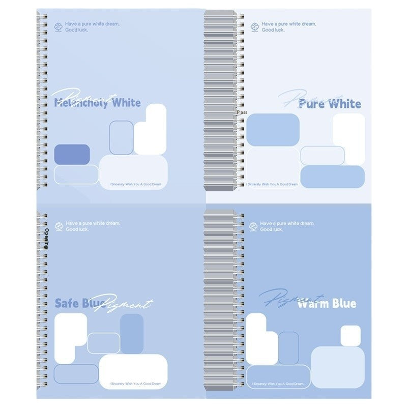 Cuaderno Espiral Azul A5 - Zhibo