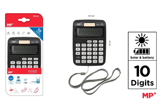 MP -  CALCULADORA SOLAR Y PILAS