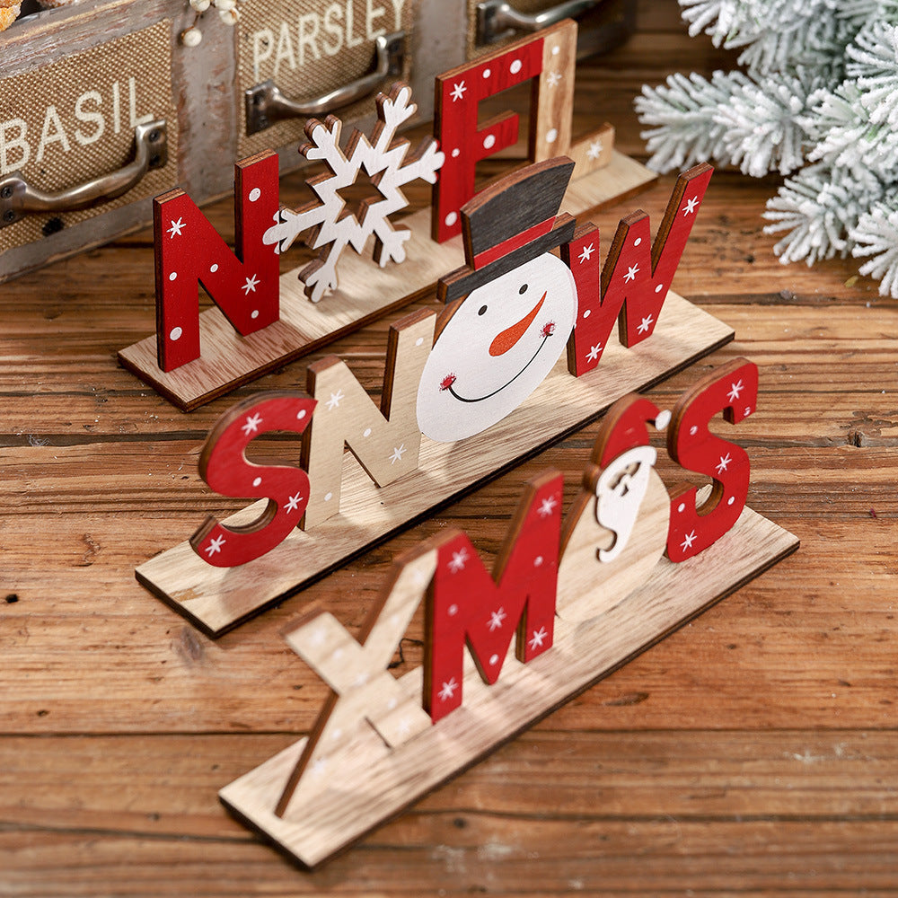 Navidad - Adorno navideño de madera - Zhibo