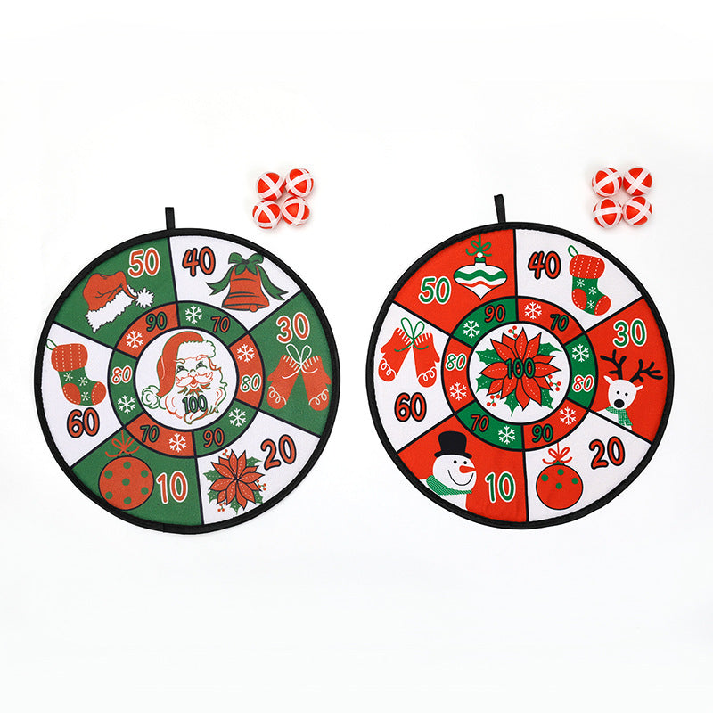 Navidad - Tablero de dardos con pelota - Zhibo