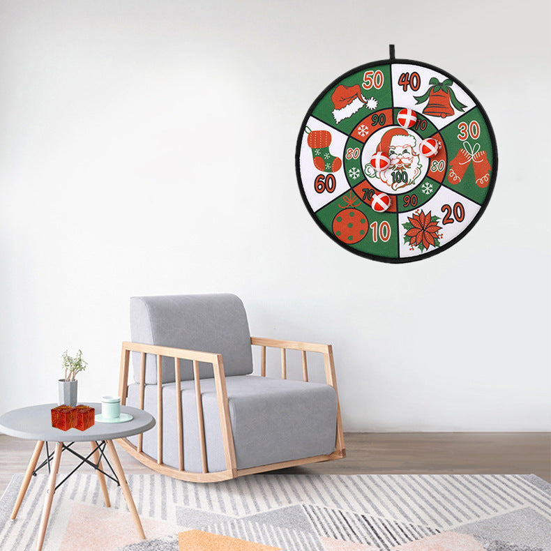 Navidad - Tablero de dardos con pelota - Zhibo