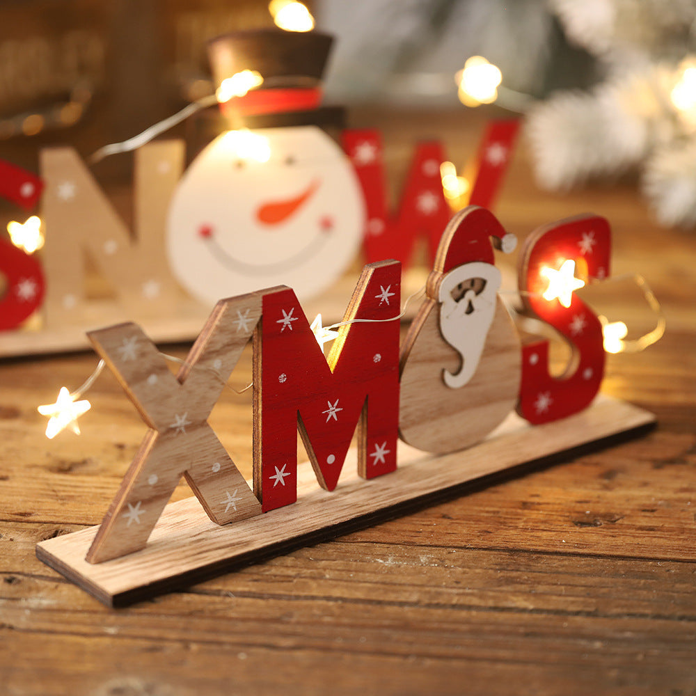 Navidad - Adorno navideño de madera - Zhibo