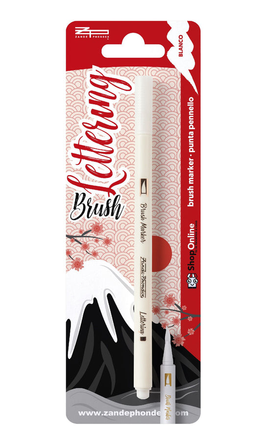 Zp - BRUSH MARKER BLANCO