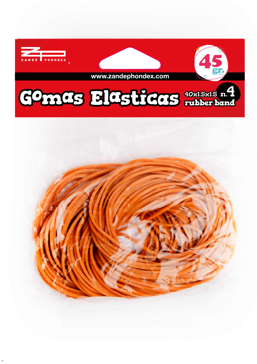 Zp - BOLSA GOMAS ELASTICAS Nº4