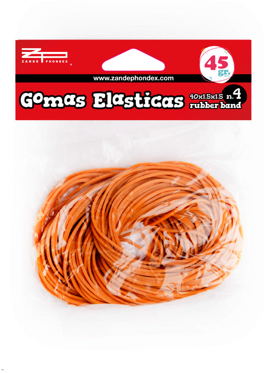 Zp - BOLSA GOMAS ELASTICAS Nº4