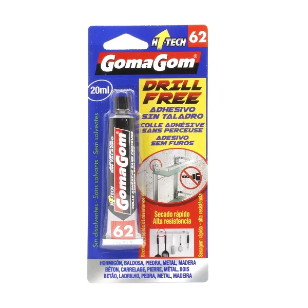 GomaGom - ADHESIVO EXTRA FUERTE SIN TALADRO 20ml