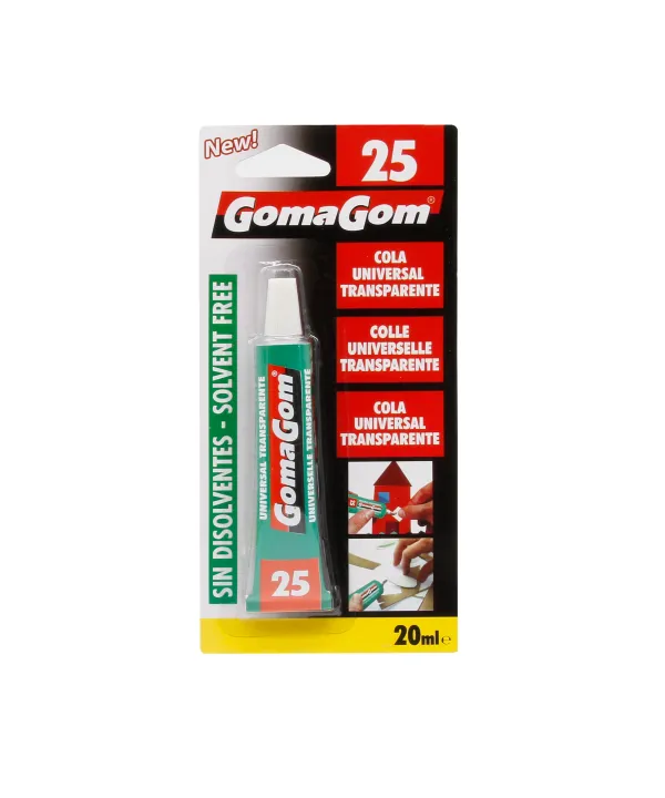 GomaGom - COLA UNIVERSAL TRANSPARENTE 20ml