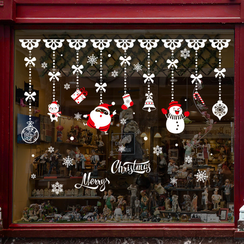 Navidad - Pegatinas de vidrio navideñas - Zhibo