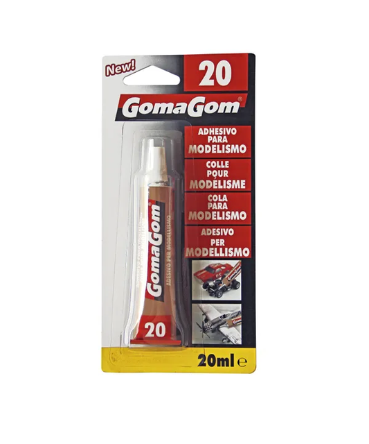 GomaGom - ADHESIVO PARA MODELISMO 20ml