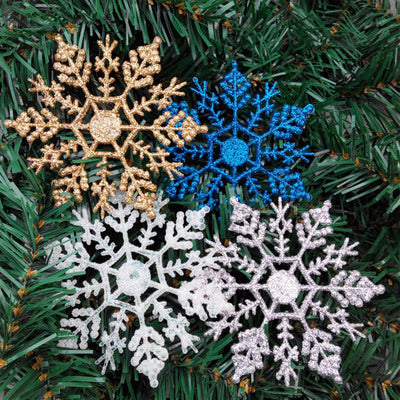 Navidad - colgante para árbol, copo de nieve - Zhibo