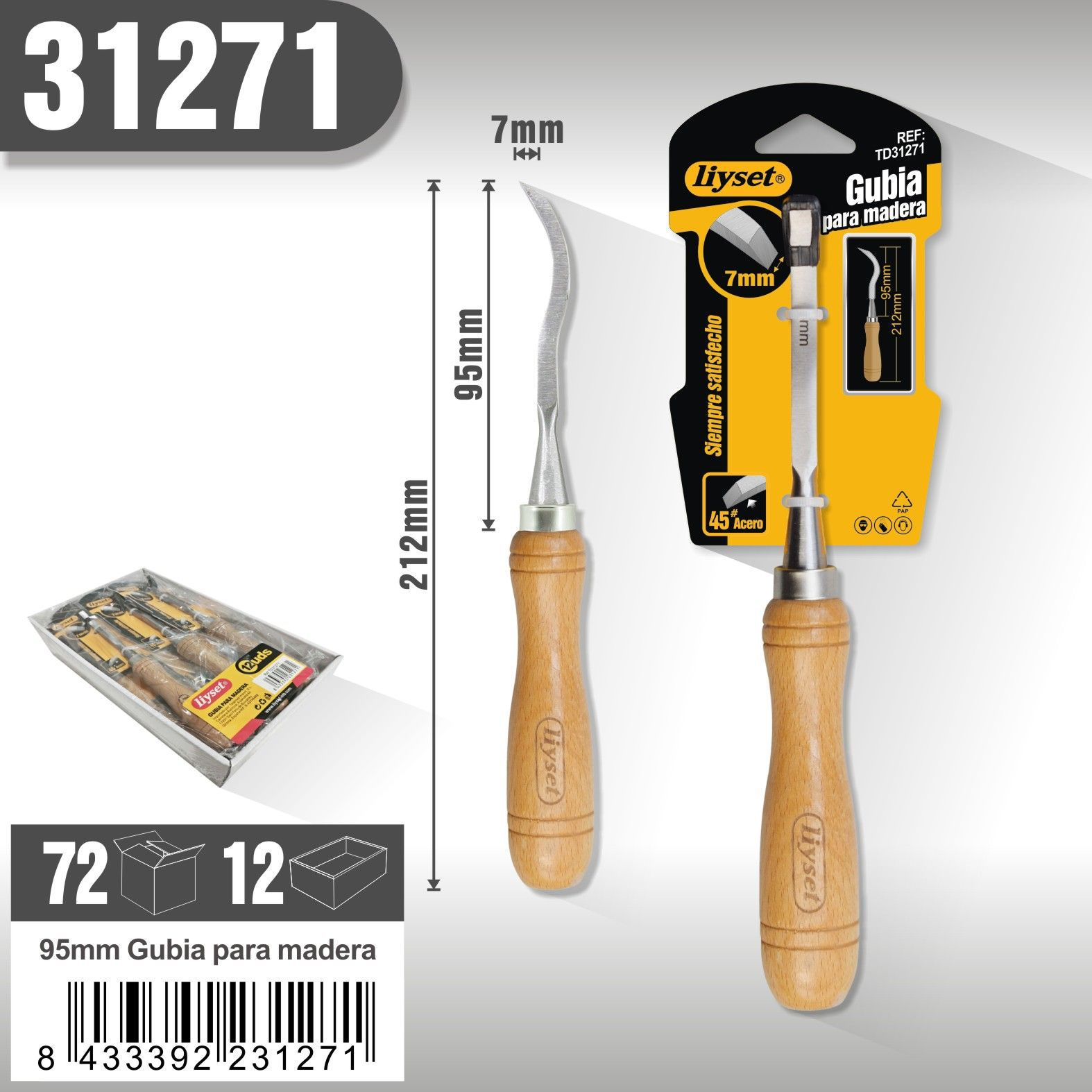 Liyset - Gubia para Madera