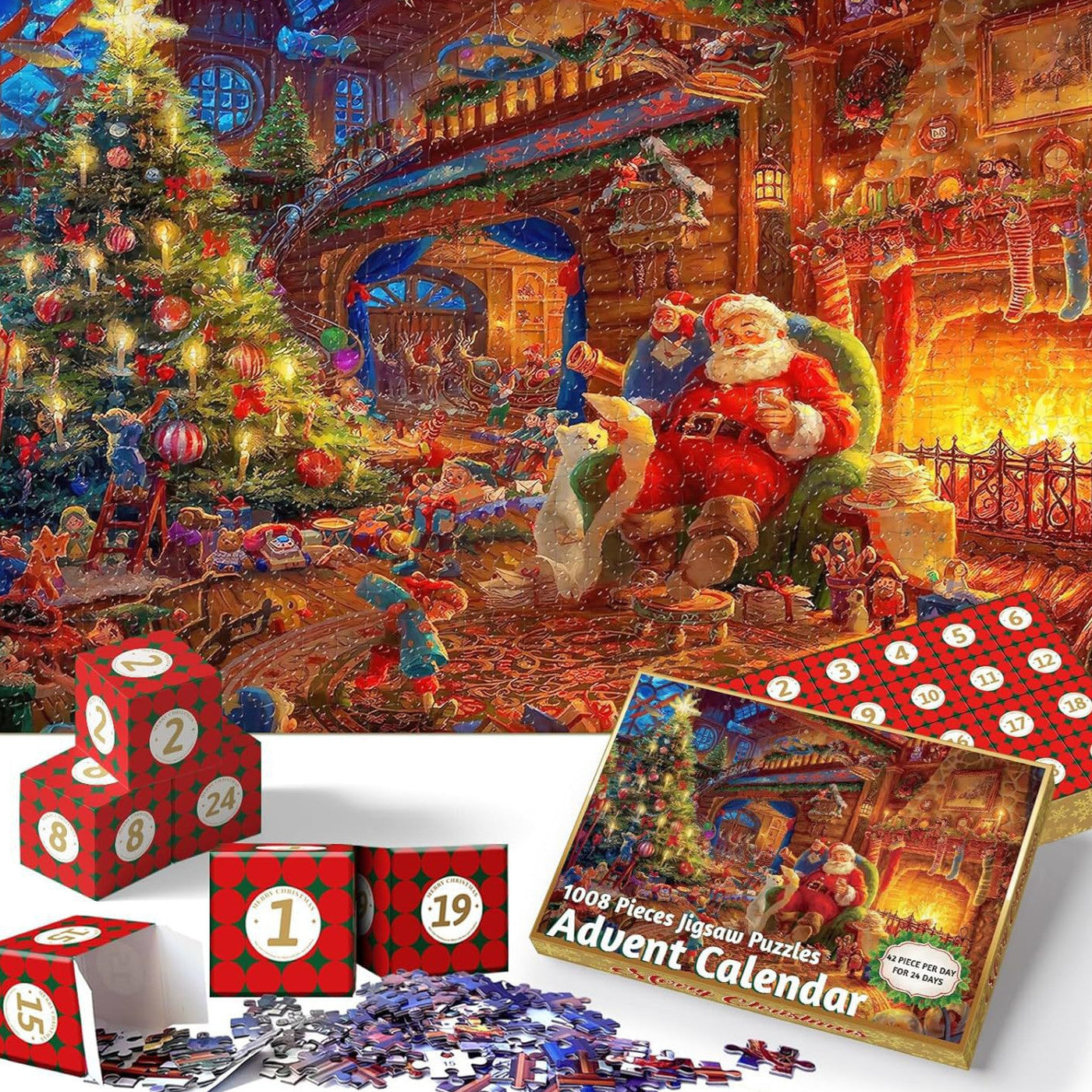 Navidad - Puzzle de Navidad - Zhibo