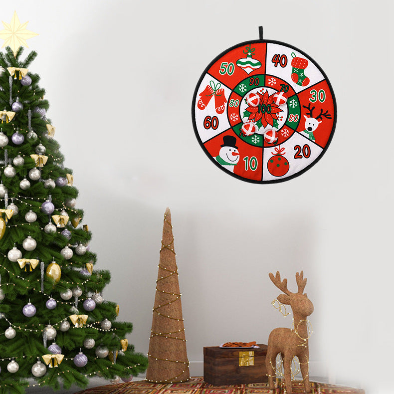 Navidad - Tablero de dardos con pelota - Zhibo