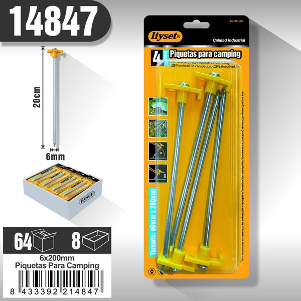 Liyset - Piquetas para Camping