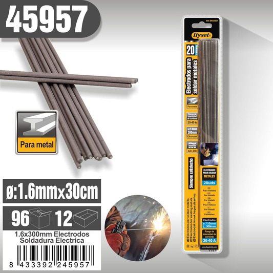 Liyset - Electrodos de soldadura eléctrica compatibles con AC/DC