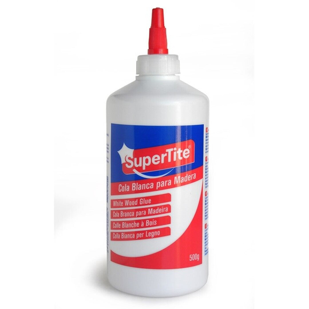 Supertite - COLA BLANCA, Botella 500g (Caja 12)