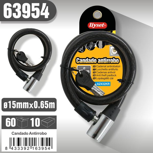 Liyset - Candado Antirrobo 15 x 650mm