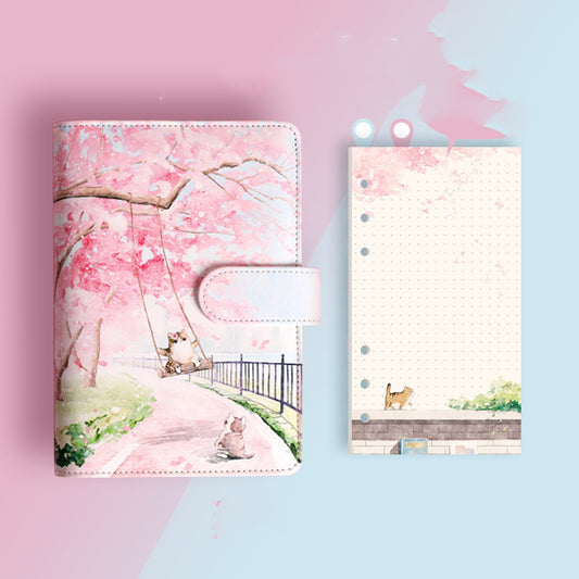 Cuaderno con Dibujo de Gato - Zhibo