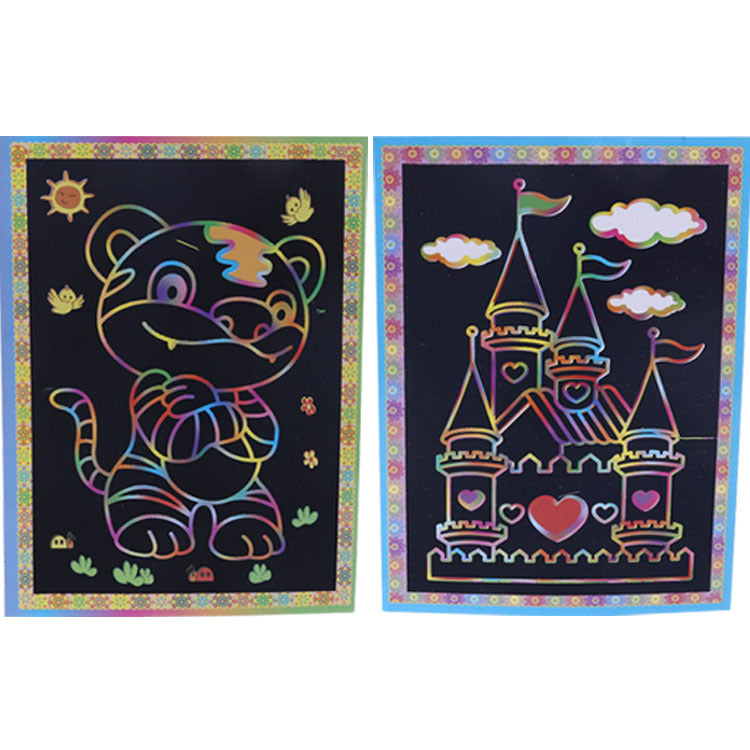 papel borrador pintado a mano. - Zhibo
