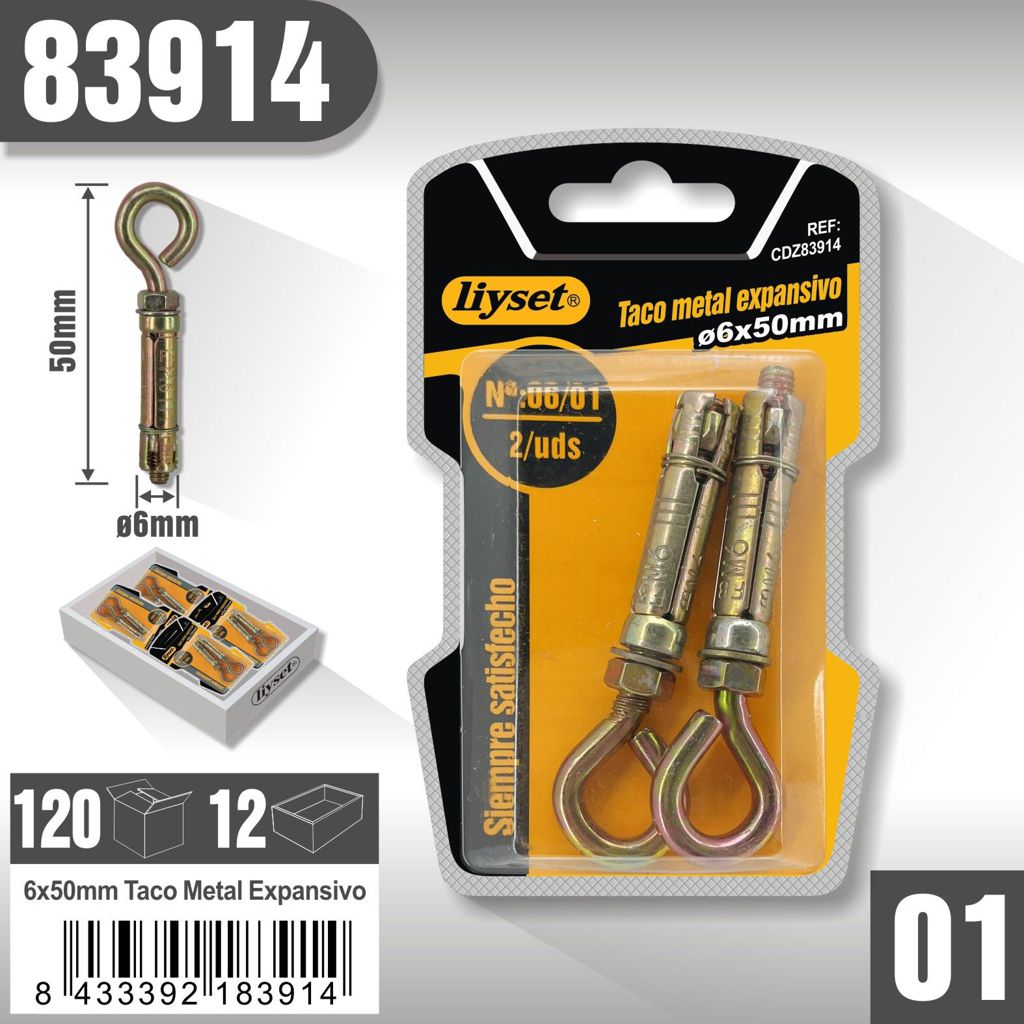Liyset - Taco Metal Expansivo