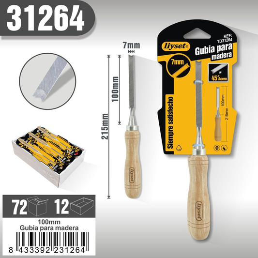 Liyset - Gubia para Madera 100 x 215mm