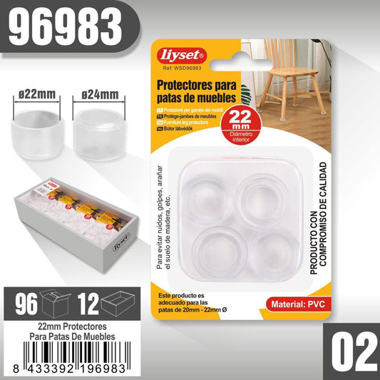 Liyset - Protectores para Patas de Muebles