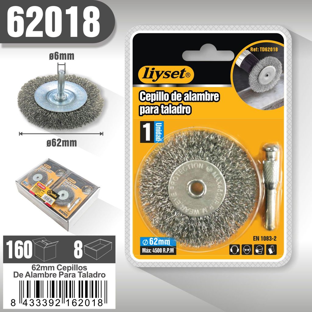 Liyset - Cepillo de Alambre para Taladro