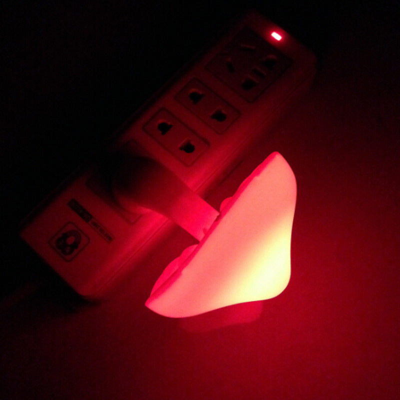 Lámpara de pared con luz nocturna LED tipo hongo