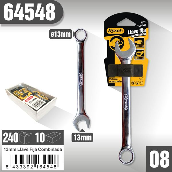 Liyset - Llave Fija Combinada 13mm