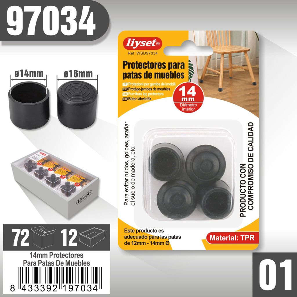 Liyset - Protector para Patas de Muebles