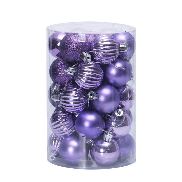 Navidad - Conjunto de 34 bolas de Navidad - Zhibo