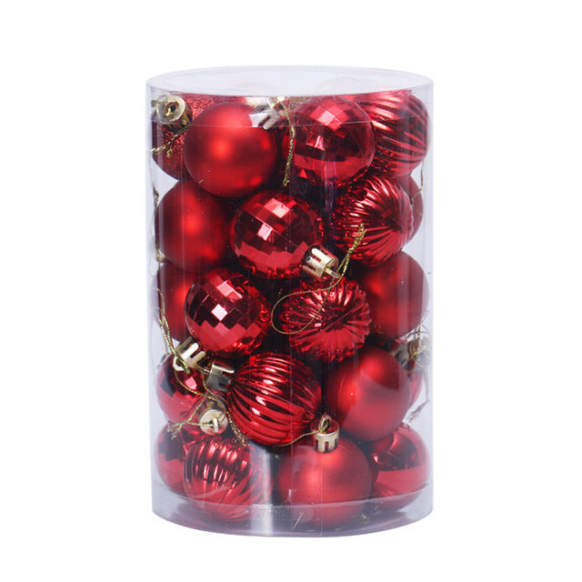 Navidad - Conjunto de 34 bolas de Navidad - Zhibo