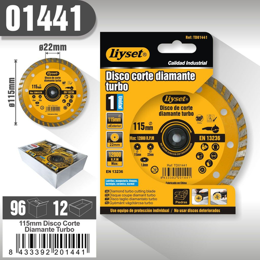 Liyset - Disco Corte Diamante Turbo