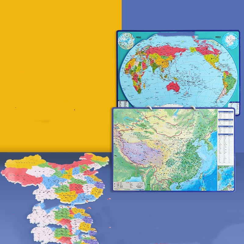 Rompecabeza Mapa Magnética 01 - Zhibo
