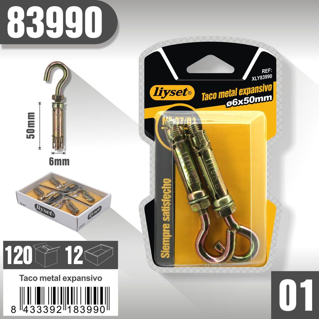 Liyset - Taco Metal Expansivo