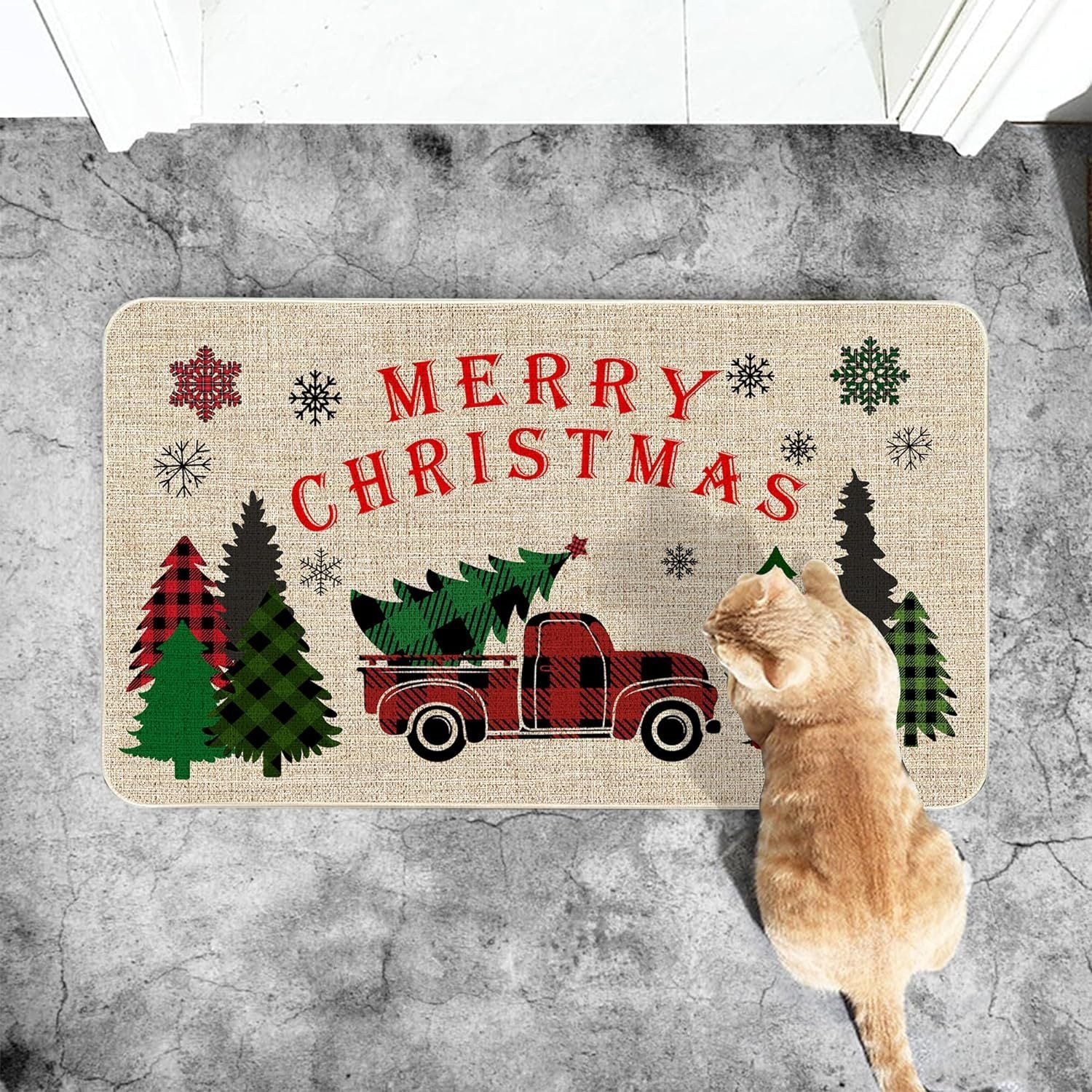 Navidad - Tapete decorativo navideño - Zhibo