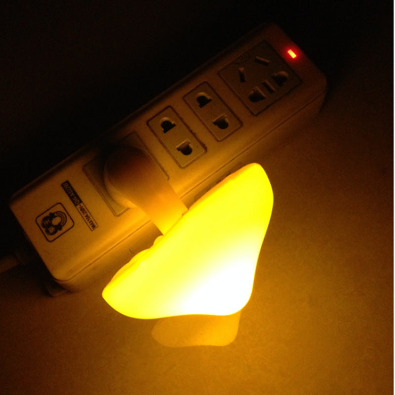 Lámpara de pared con luz nocturna LED tipo hongo