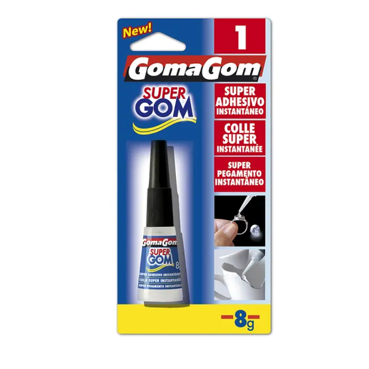 GomaGom - SUPER ADHESIVO INSTANTÁNEO 8g