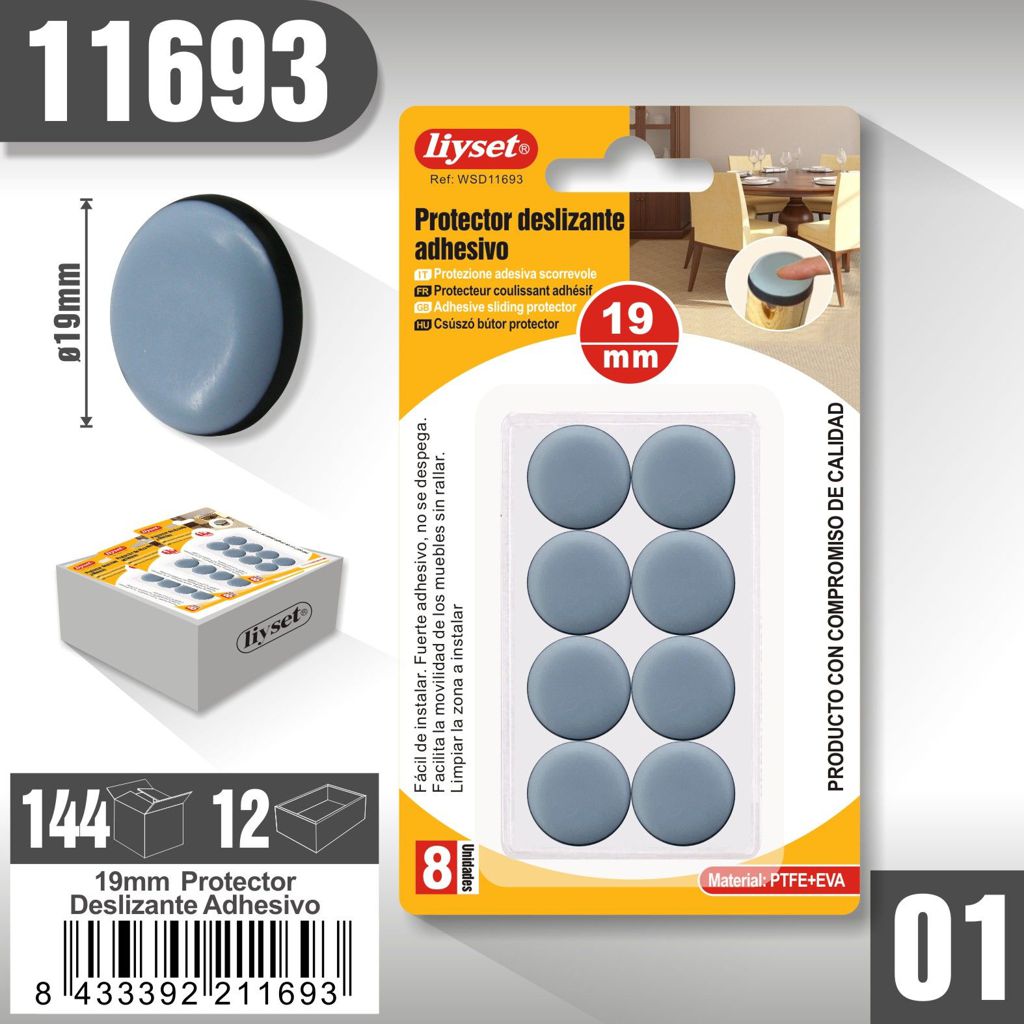 Liyset - Protector Deslizante Autoadhesivo