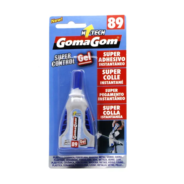 GomaGom - SUPER ADHESIVO INSTANTÁNEO CON APLICADOR 3,5g