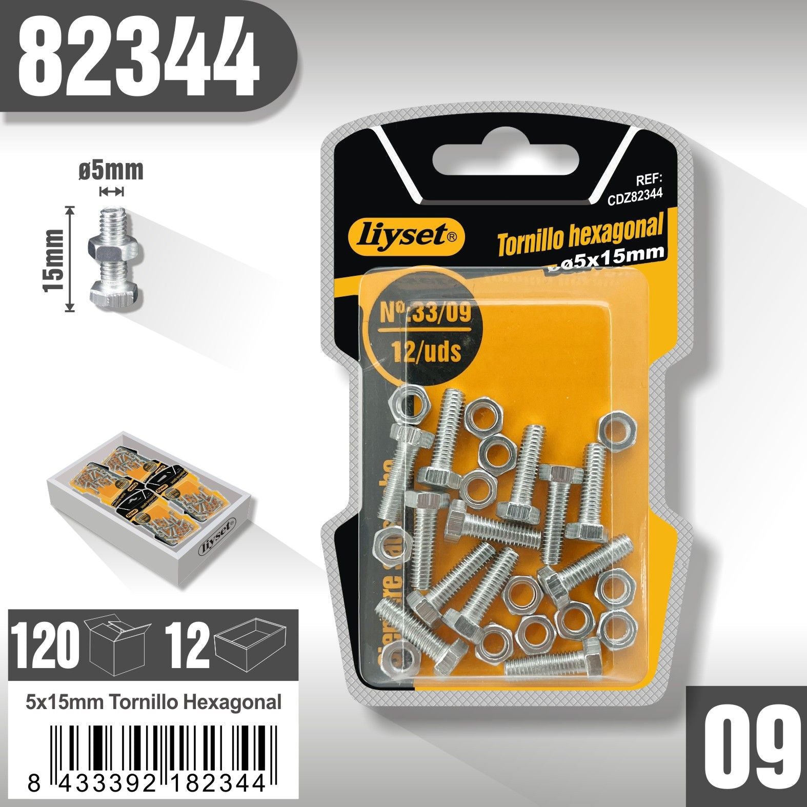 Liyset - Tornillo Hexagonal