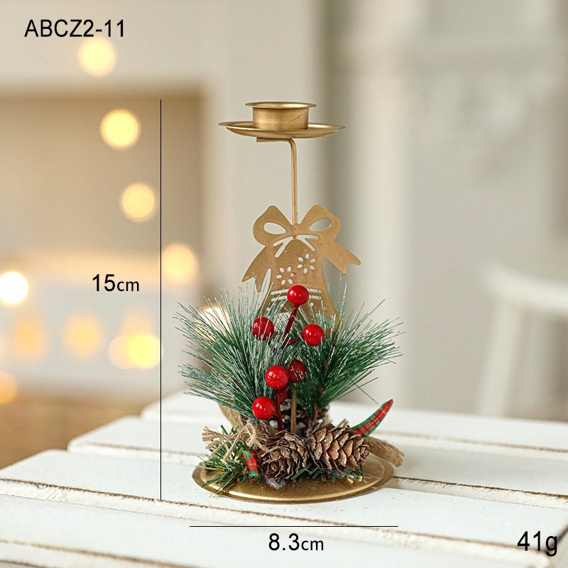 Navidad - Candelabro navideño de hierro - Zhibo