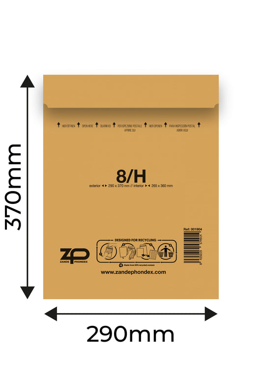 Zp - SOBRE BURBUJA 290X370 8H