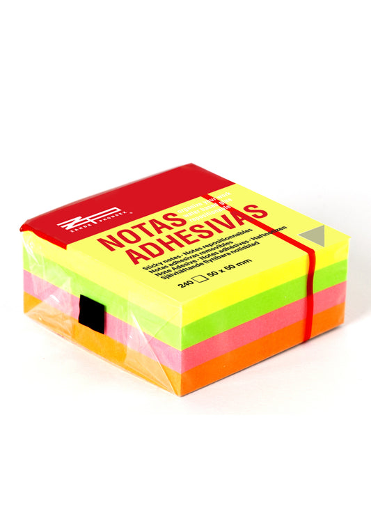 Zp - BLOC NOTAS ADHS. 240H. 50X50 COLORES