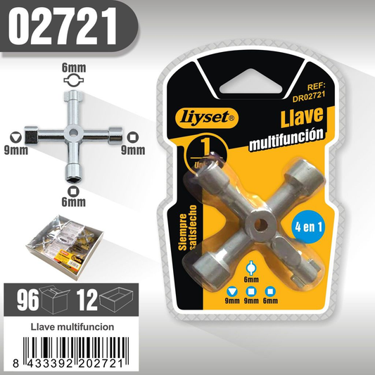 Liyset - Llave Multifunción 4 en 1