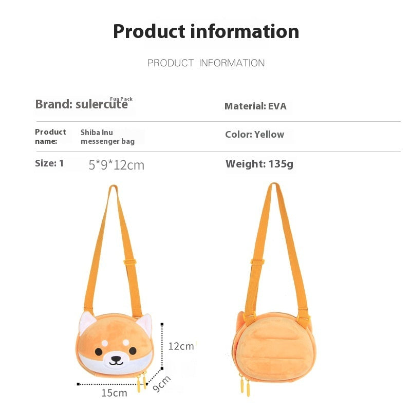 Bolso bandolera infantil en forma de Shiba Inu - Zhibo