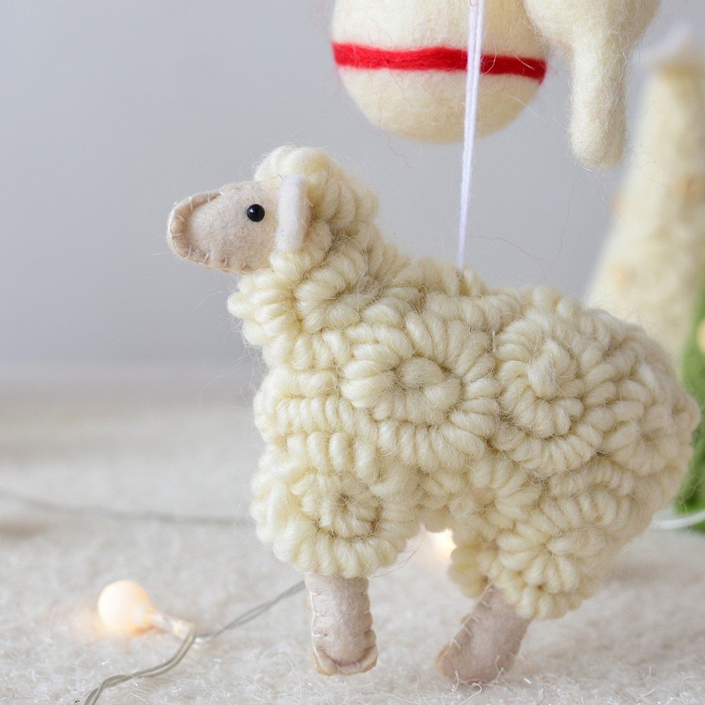 Navidad - Adorno Oveja - Zhibo